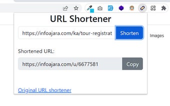 URL Shortener para Google Chrome - Extension Descargar