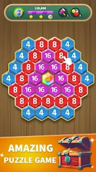 Hexa Connect: 2048 Puzzle