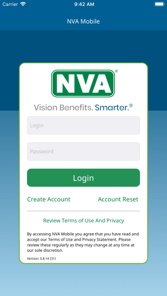 NVA Vision Benefits Member App