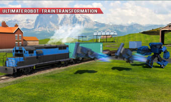 Robo Car Transform: Train Transport Smart Crane 3D
