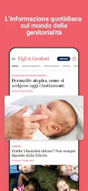 Figli  Genitori - Corriere