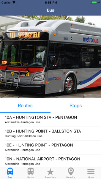 DC Metro  Bus: Navigator Map