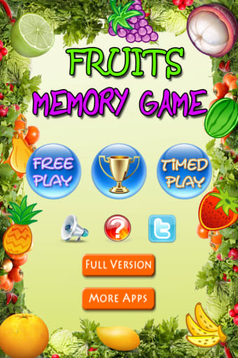 Fruits Memory Game lite