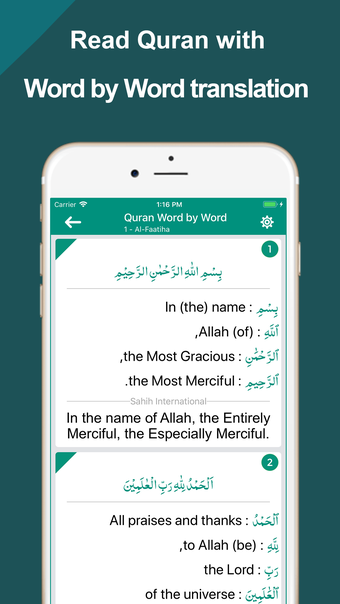 Quran Word by Word Translation