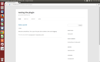 My Login Logout Plugin