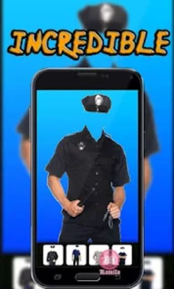Police Suit Photo Montage