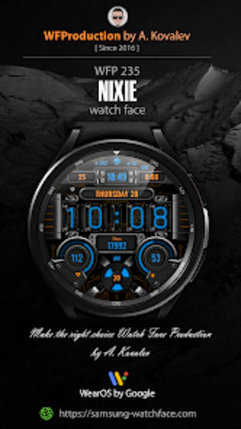 WFP 235 Nixie watch face