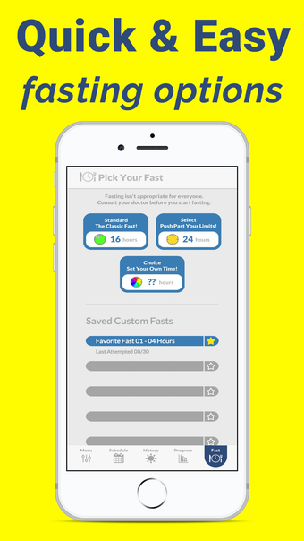 Stupid Simple Fasting Tracker