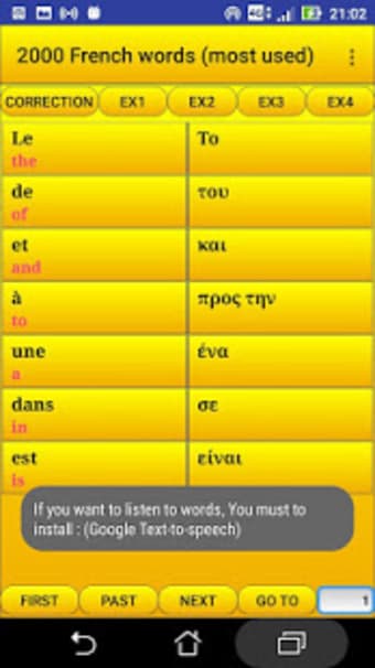 2000 French Words most used