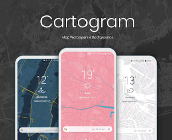 Cartogram - Live Map Wallpapers  Backgrounds