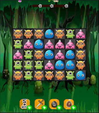 Monster Frenzy Match 3 puzzle game