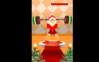 Santa Claus Weightlifter