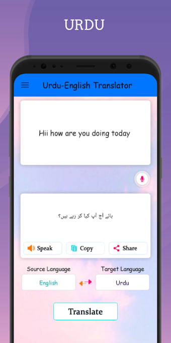Urdu - English Translator Free