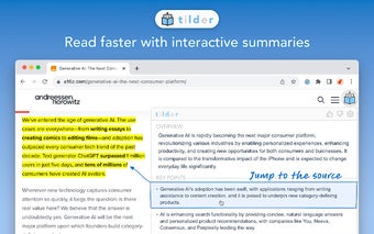 Tilder - Your AI reading assistant