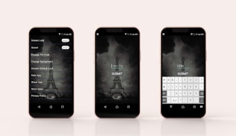 Eiffel Tower Passcode Screen Lock