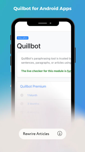 Quilbot App Walkthrough