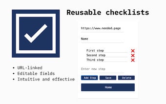 Reusable Checklists