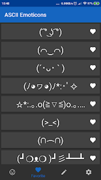 ASCII Emoticons