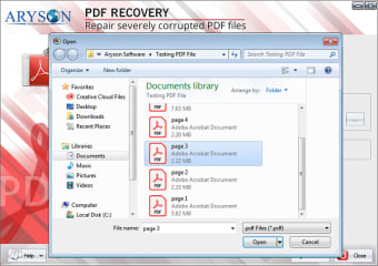 Aryson PDF Repair