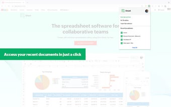 Zoho Sheet - Extension & Web Clipper