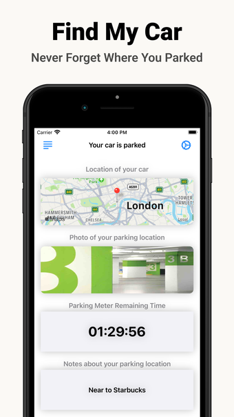 Find My Car: Parking Location