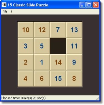 15 Classic Slide Puzzle