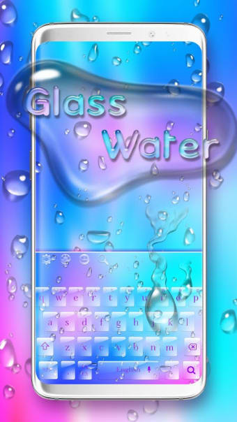 Glass Water Keyboard