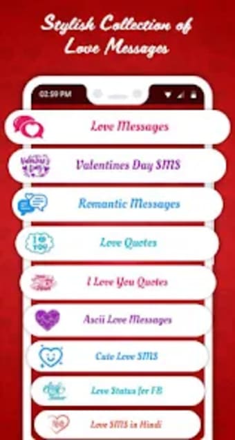 Love Messages Text SMS  Backg