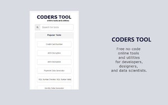 CodersTool Online Tools & Utilities