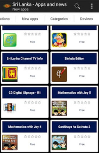 Sri Lankan apps and games