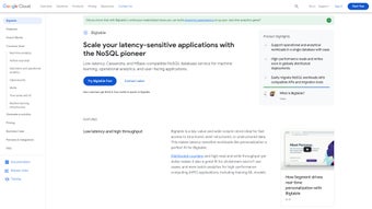 Image 0 for Google Cloud Bigtable