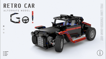 Retro Car for LEGO 9395 Set