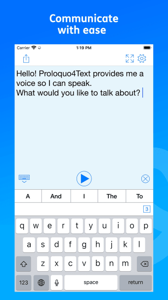 Proloquo4Text AAC