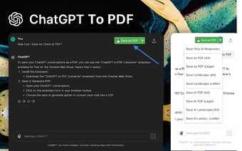 ChatGPT PDF Saver