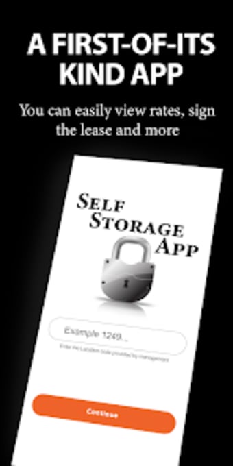 Self Storage App