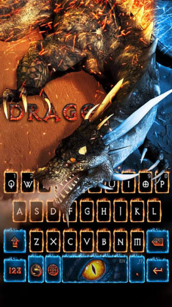 3D Dragon keyboard Theme