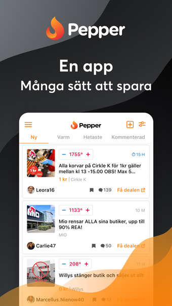 Pepper Deals  Rabattkoder SE