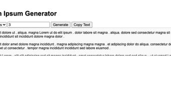 Lorem Ipsum Generator