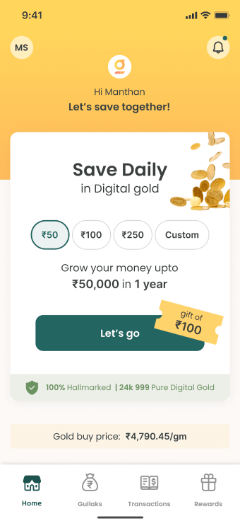 Gullak: Indias Savings App