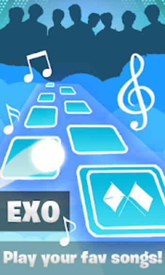 EXO Tiles Hop - EDM Music Game