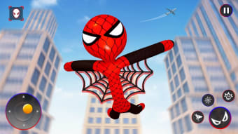 Spider Stickman Rope: Hero Man