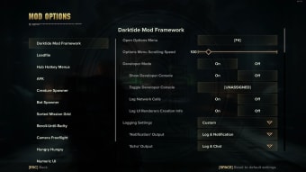 Warhammer 40,000: Darktide Mod Framework