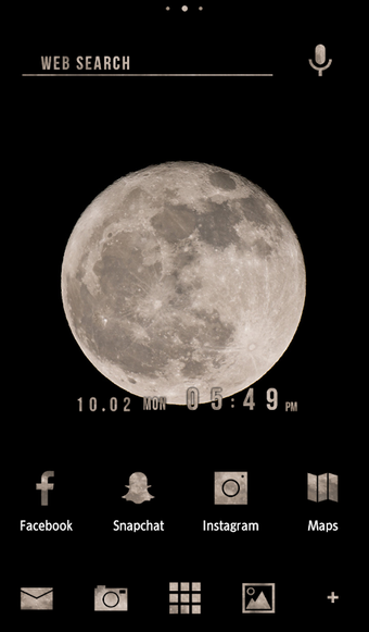 Stylish Wallpaper Full Moon Theme