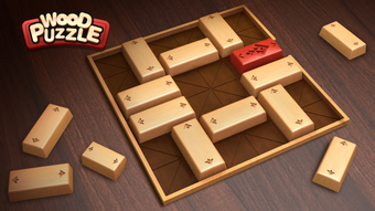 Wood Puzzle: Clear Block Maze