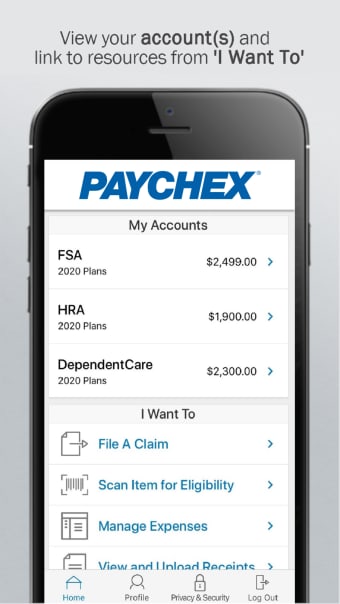 Paychex Benefit Account