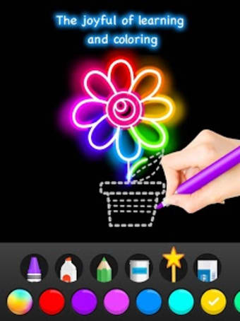 Learn To Draw Glow Flower