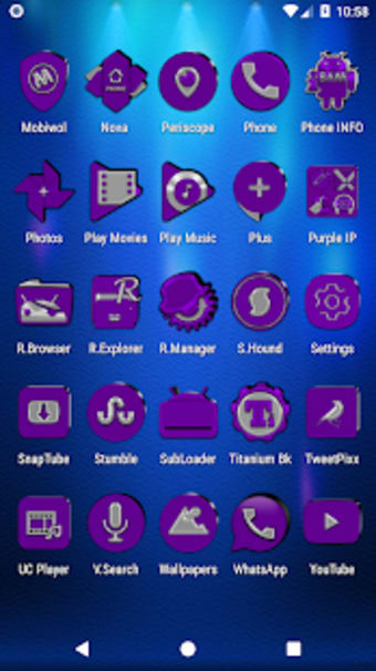 Purple Icon Pack Free