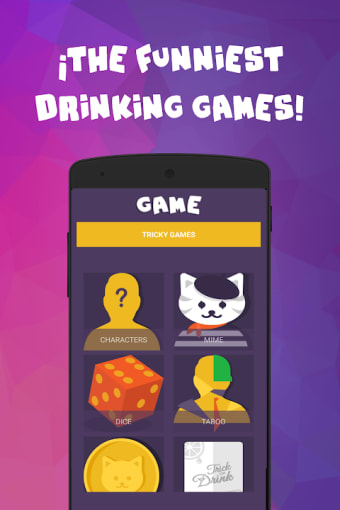 TrickOrDrink  drinking games app