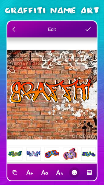 Graffiti Text Name Art
