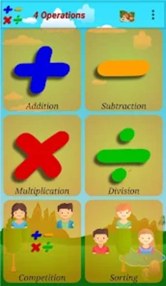 4 Operations Math Game